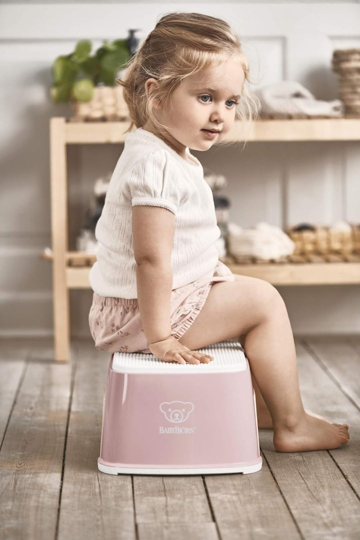 BabyBjörn Tritthocker, Blassrosa/Weiss, Blassrosa/Wei&amp;