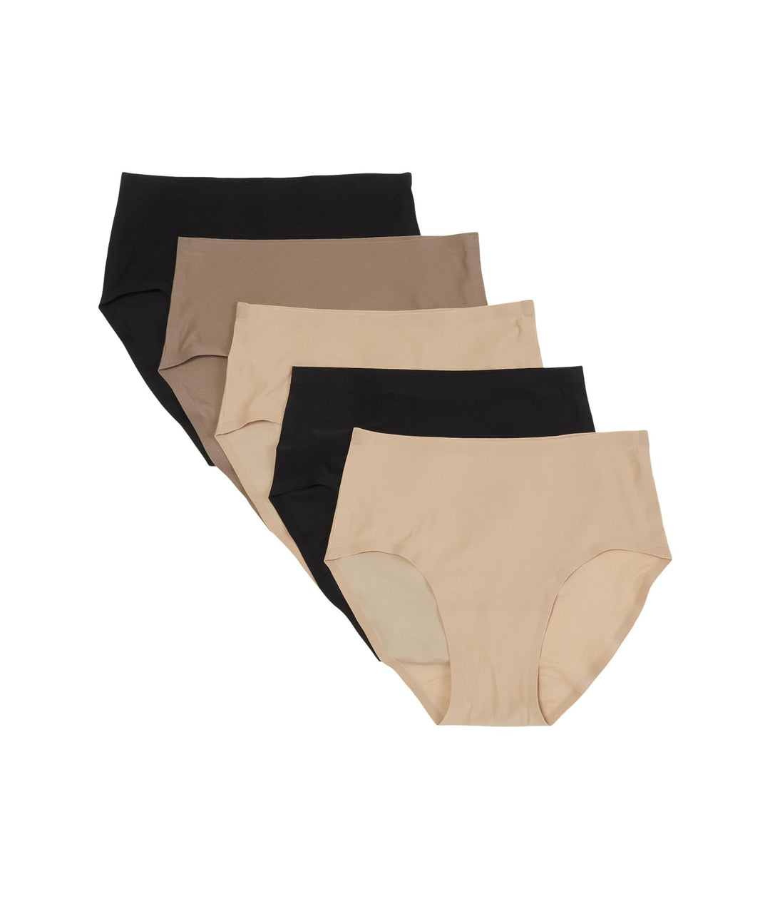 Chantelle SOFTSTRETCH, Shorty (Pack X5), Unnsichtbare Unterwäsche für Dame, Einheitsgrösse von 36 bi