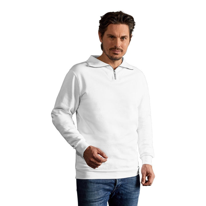 Troyer Sweatshirt Herren, Weiss, L
