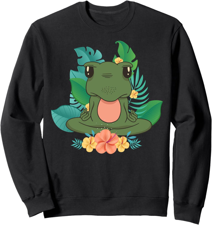 Yoga Frosch Meditation Sweatshirt