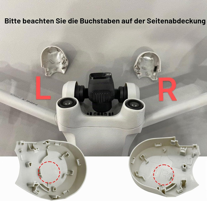 Ersatz Seitenabdeckung Reparaturteile für DJI Mini 3 Pro Gimbal Side Schutzrahmenabdeckung Zubehör （