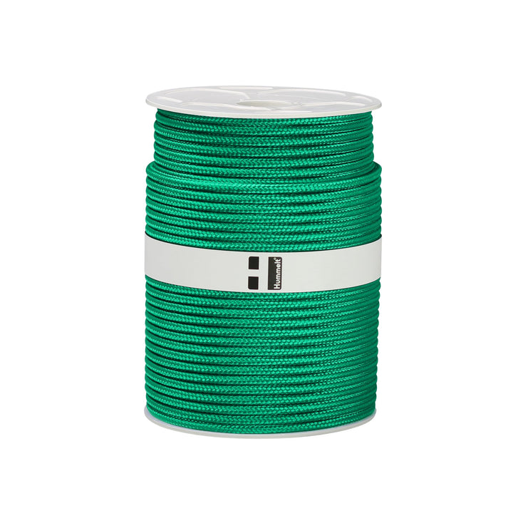 Hummelt Rope Flechtleine Polypropylenseil 6mm 100m grün auf Rolle, 100m Grün