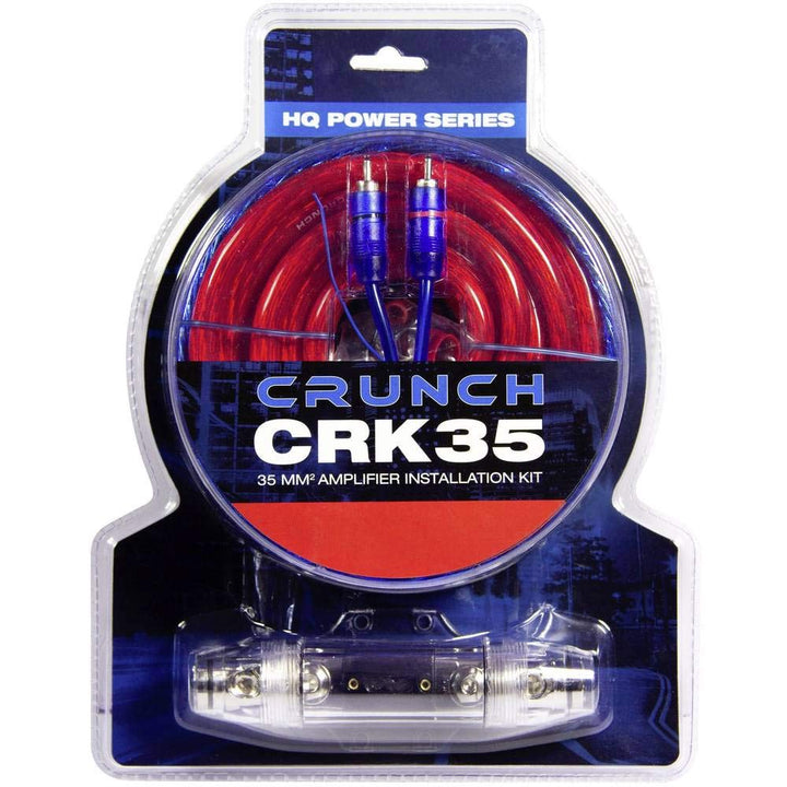 Crunch CRK35 | 35mm² Verstärker-Anschluss-Set - Kabelset 5m mit Cinchkabel