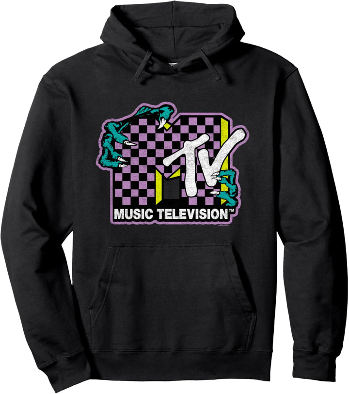 MTV Zombie Hands Logo Pullover Hoodie