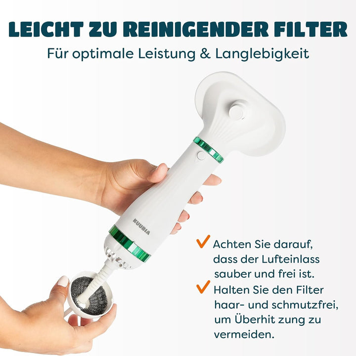 2-in-1 Blower Hundefön mit Selbstreinigender Bürste | Fön/Haartrockner und Bürste für Hund, Katze &amp;