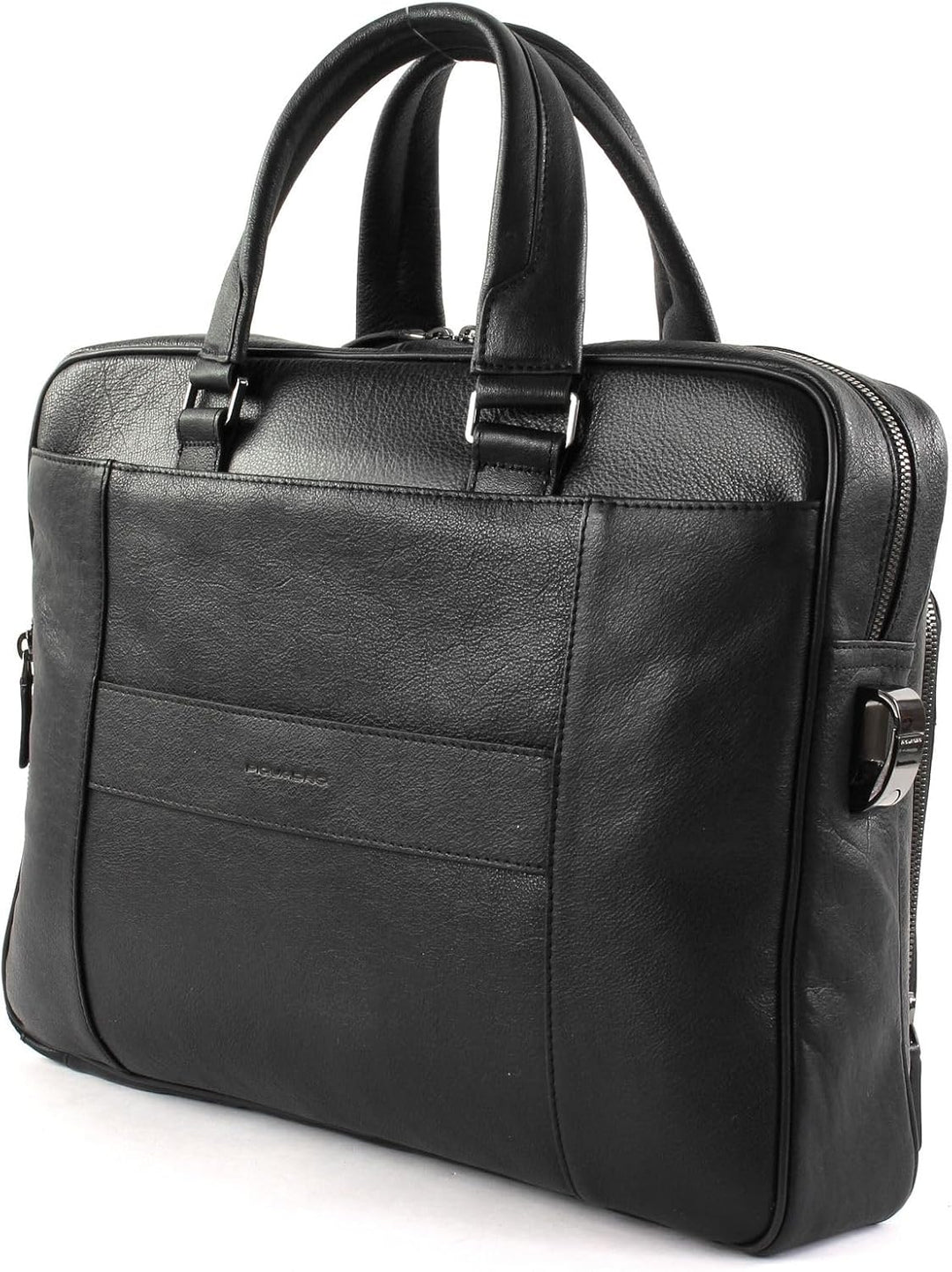 Piquadro Black Square Aktentasche Leder 39 cm Laptopfach