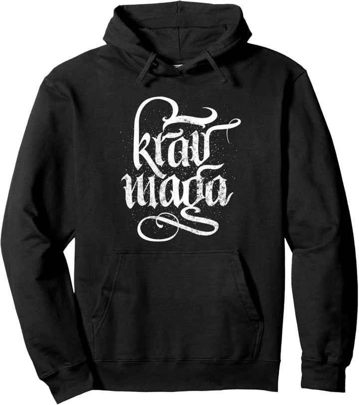Krav Maga Kämpfert | Cool MMA Typografie Pullover Hoodie