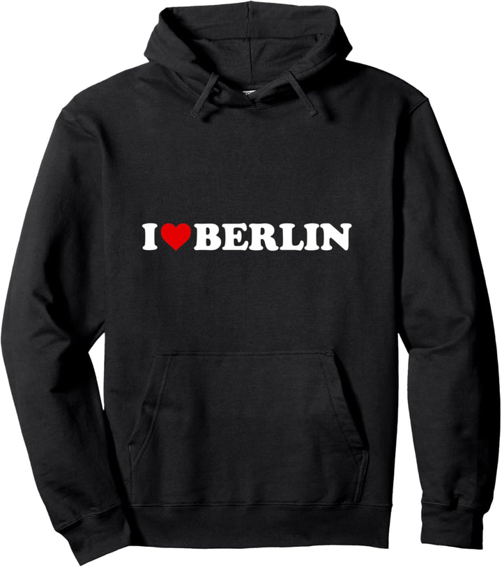 I Love Berlin Herz Pullover Hoodie