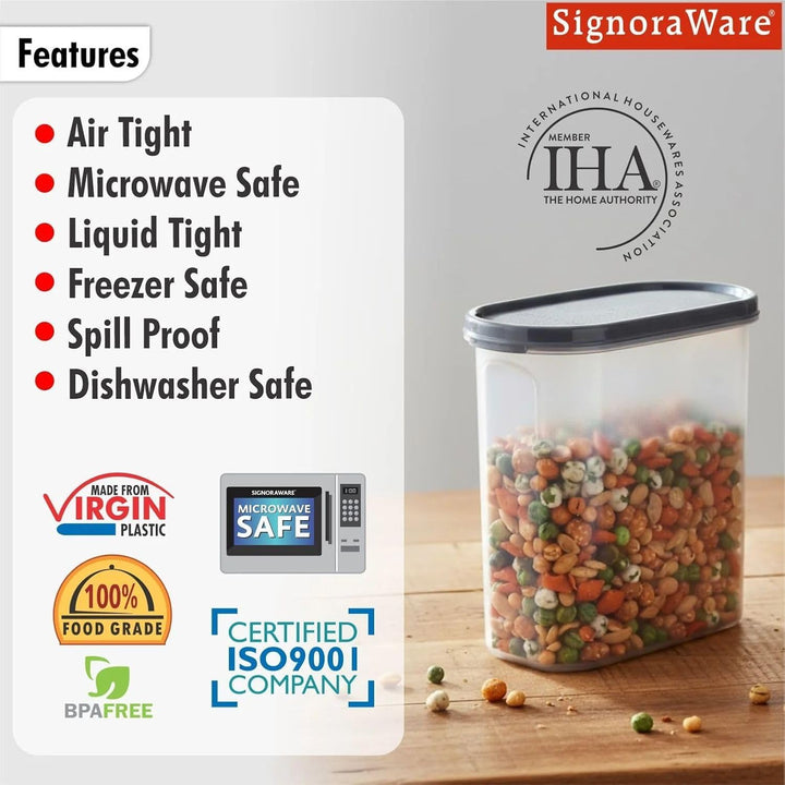 SIGNORA WARE Signoraware Eidgenosse mit Deckel Vorratsdose 1700ml Vorrat Dose Modular Trockenvorrat