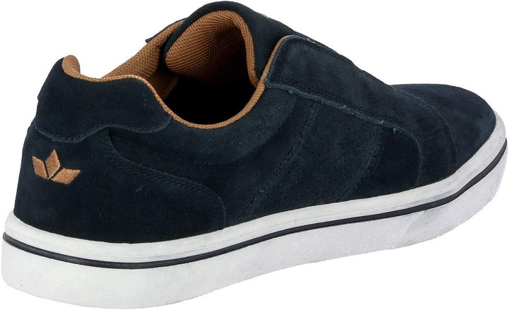 Lico Herren Jimdo Slipper Slip On Sneaker 45 EU Marine Braun, 45 EU Marine Braun