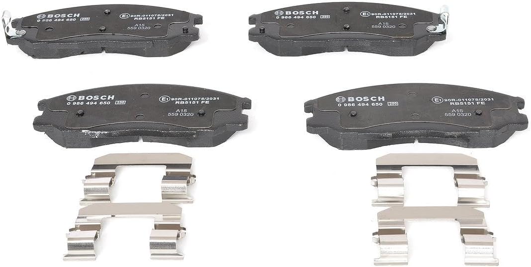 Bosch BP440 Bremsbeläge - Vorderachse - ECE-R90 Zertifizierung - vier Bremsbeläge pro Set