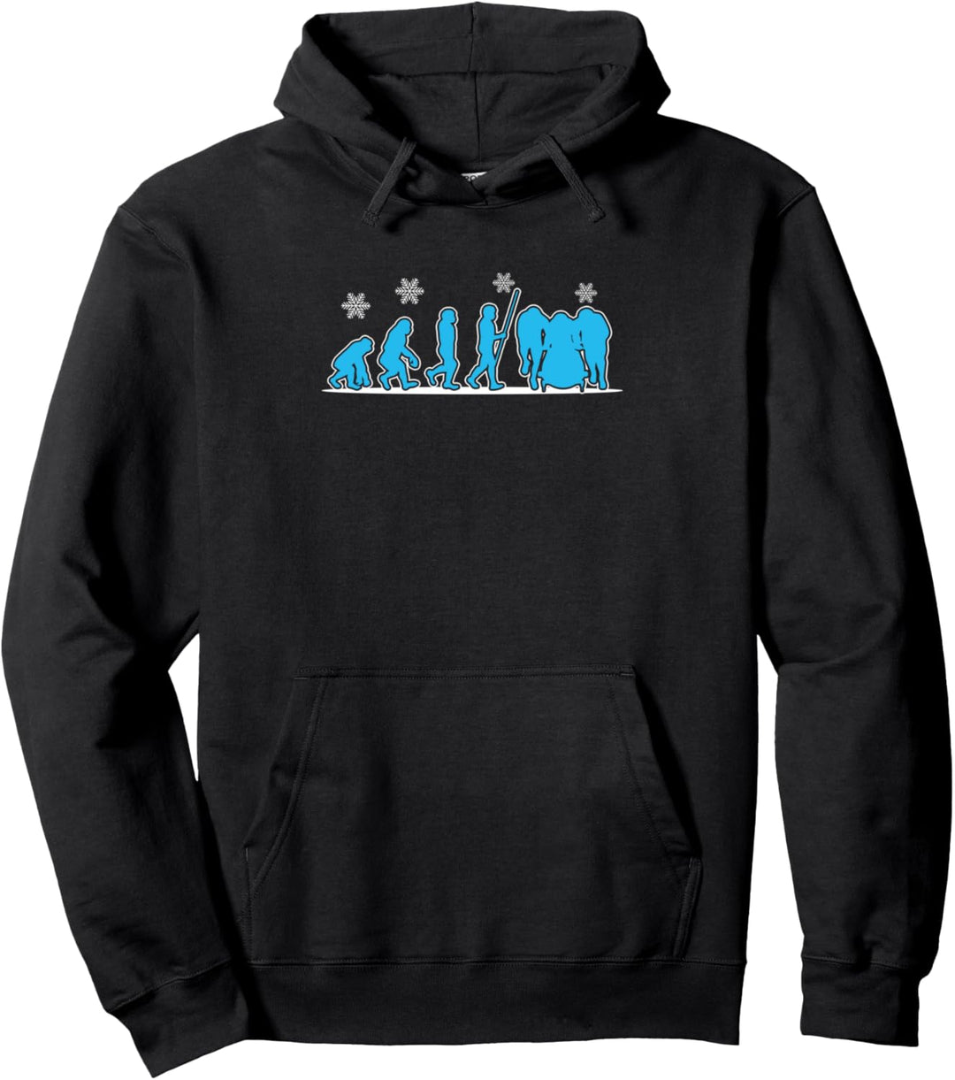 Bobsport Evolution Bobsportler Bobsportlerin Winter Geschenk Pullover Hoodie