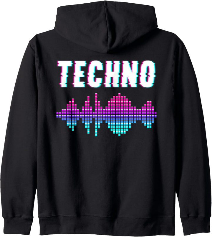 Techno Musik Kapuzenjacke