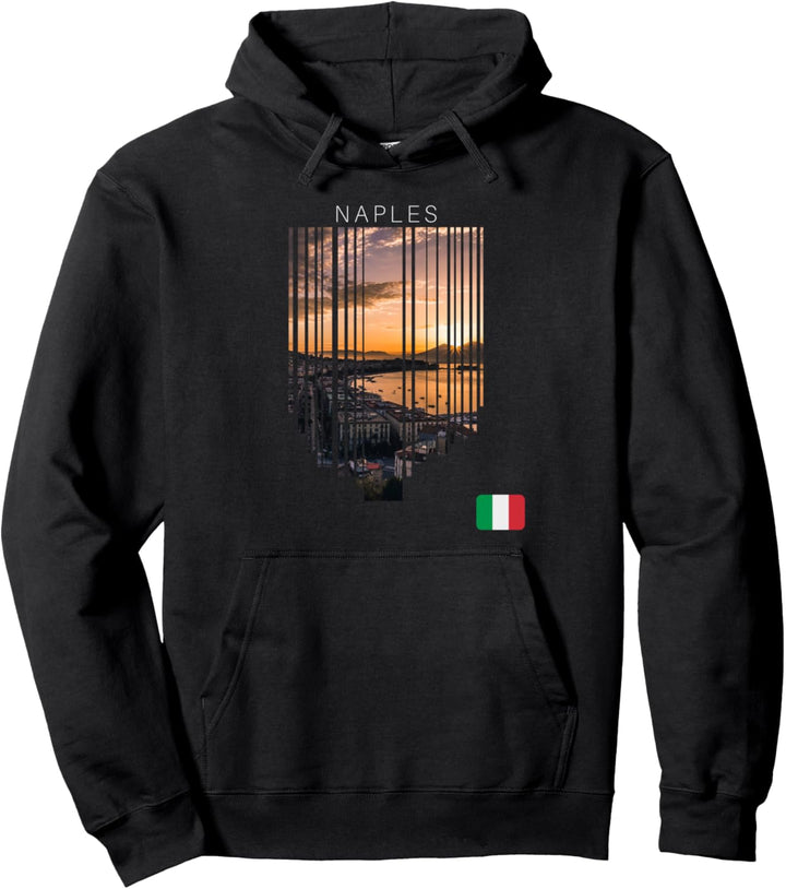 Neapel Italien Flagge Pullover Hoodie