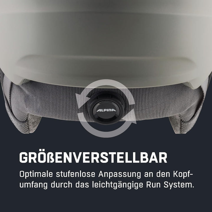 ALPINA ALTO Q-LITE - Sicherer, Stossabsorbierender &amp; Individuell Anpassbarer Skihelm Mit Kontrastver