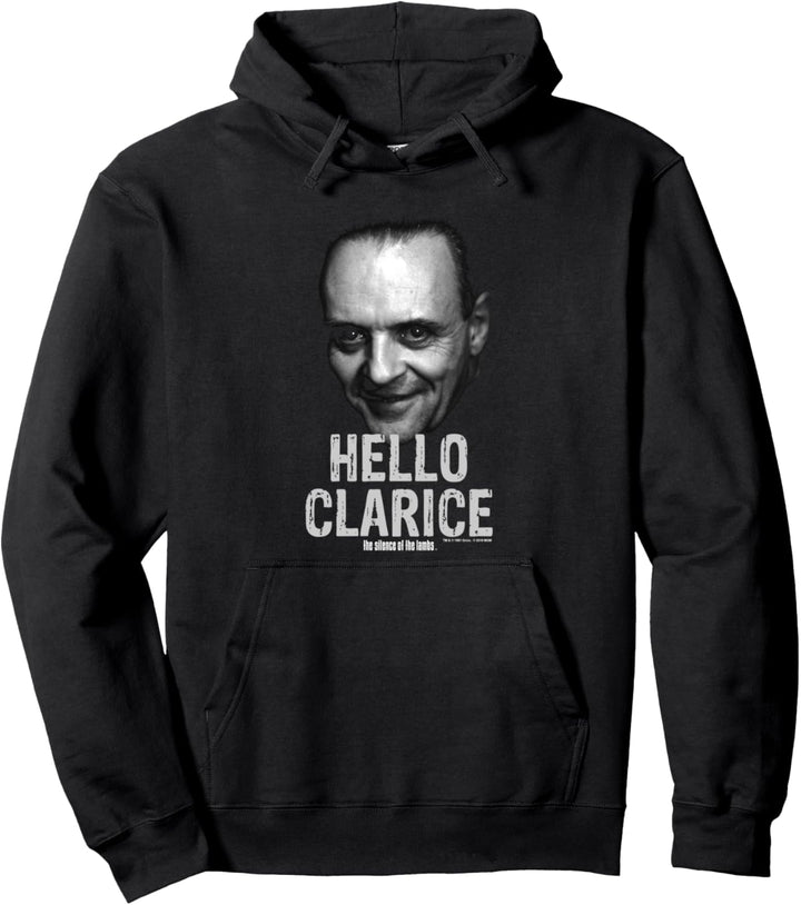 The Silence Of The Lambs Hannibal Lecter Hello Clarice Pullover Hoodie
