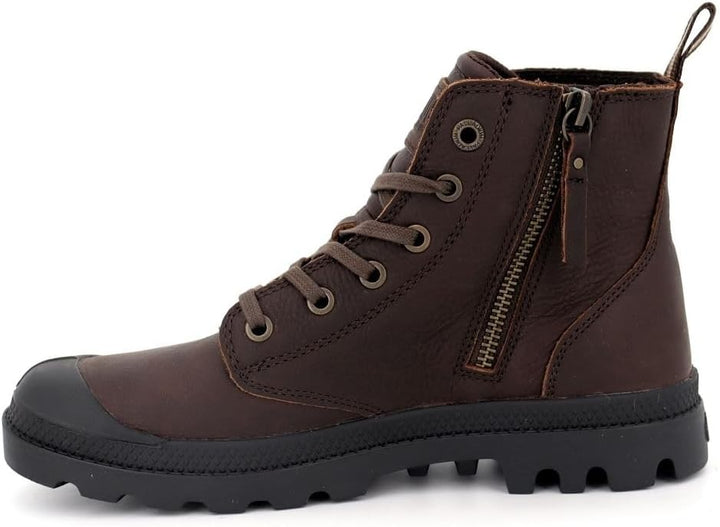 Palladium Unisex Pampa Zip Leather Sneaker Boots 36 EU Schwarz, 36 EU Schwarz