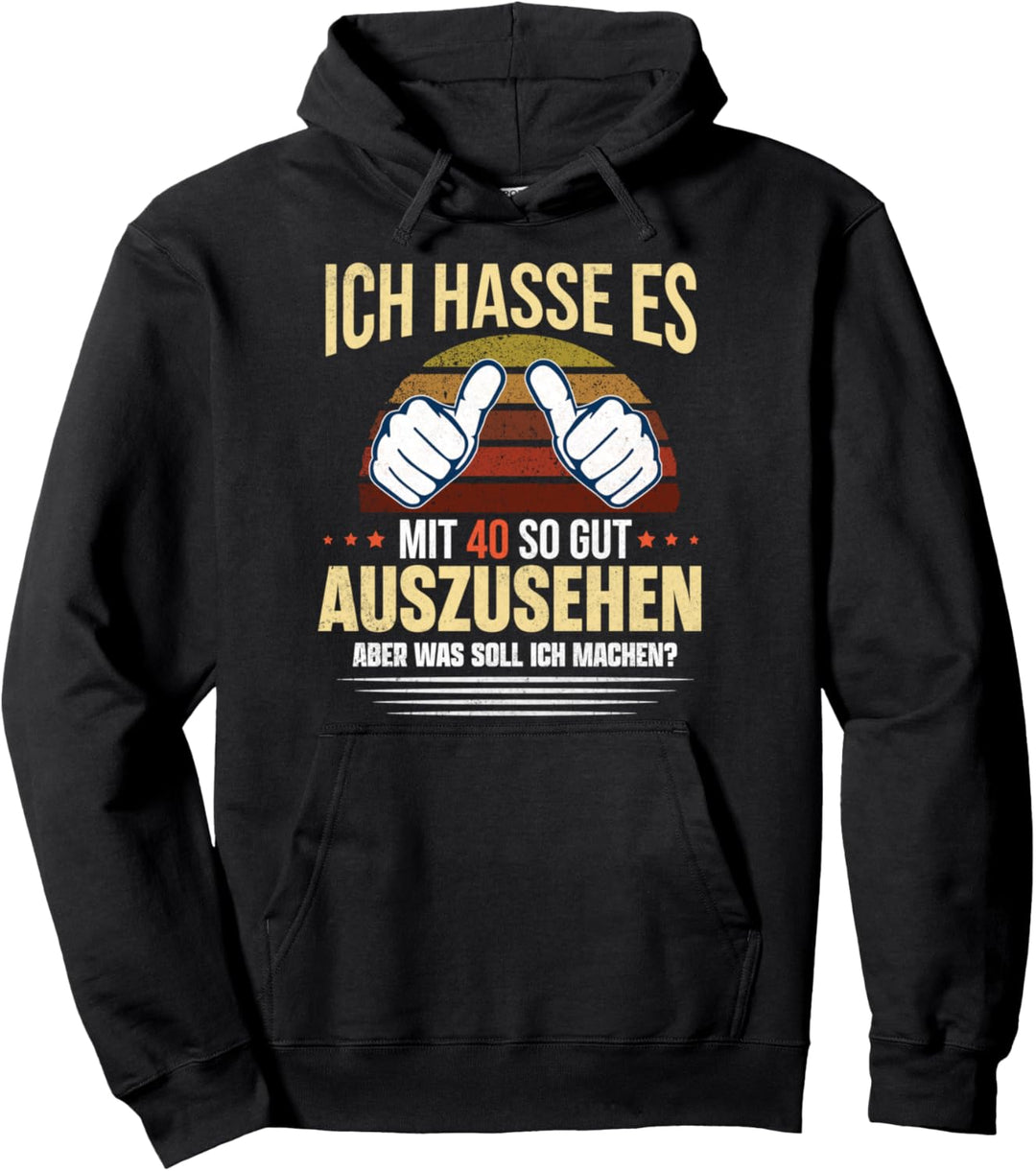 1981 Geburtstag Männer 40 Jahre Lustig 40er Geburtstag Pullover Hoodie