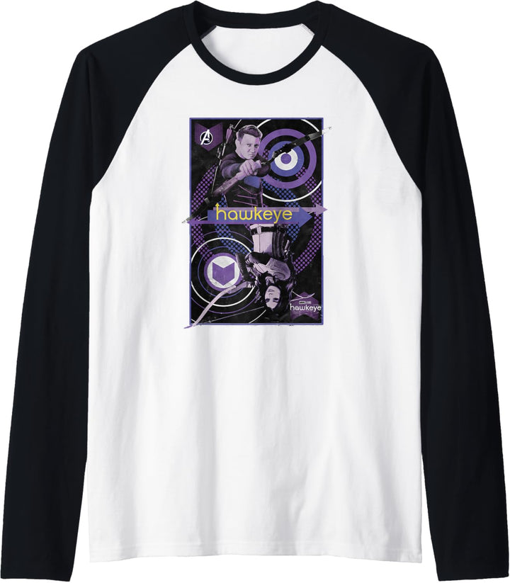 Marvel Hawkeye &amp; Kate Bishop Dual Poster Raglan