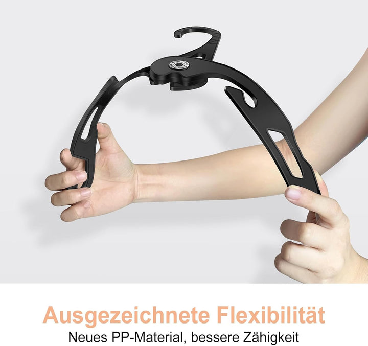 NICEDACK Premium Reisebügel Tragbare Klapp Kleiderbügel Super Bearing Collapsible Hanger Faltbare Kl