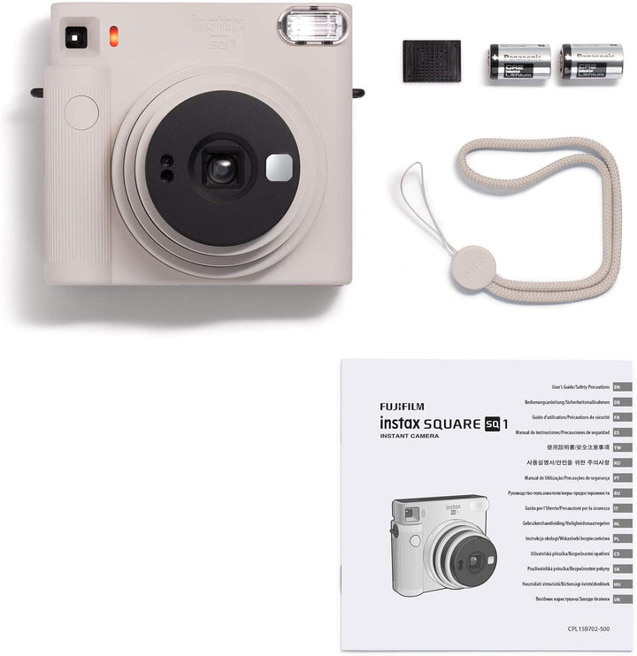 INSTAX Square SQ1 Sofortbildfilm Chalk White Chalk White Kamera, Chalk White Kamera