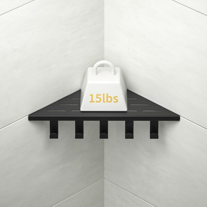 Eck-Duschregal Edelstahl 304,Eckregal Dusche 25.4cm,Duschablage Ecke für Badrenovierung,Eckablage Du