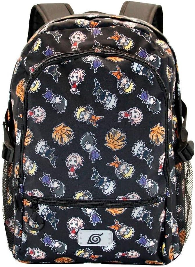 Naruto Wind-FAN HS Fight Rucksack, Schwarz