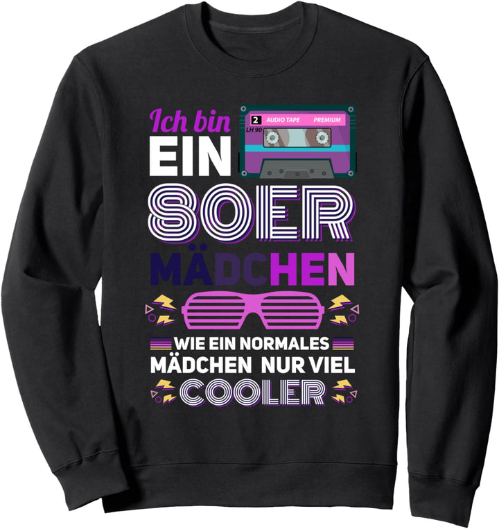 80er Mädchen 80er Jahre 1980er Jahre Sweatshirt