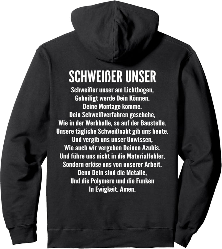 Schweisser Unser Gebet Schweisser Pullover Hoodie