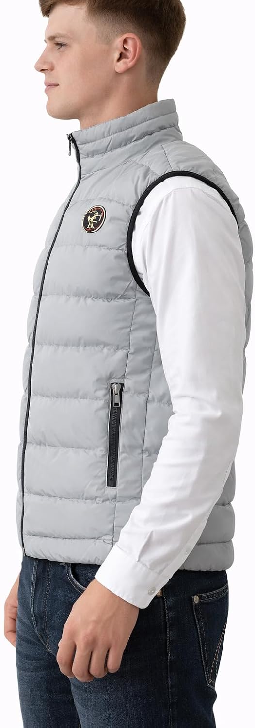 Herren leichte Steppweste Weste Berlin Bodywarmer mit Seitentaschen gesteppt ideal für den Übergang
