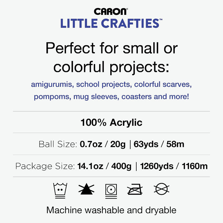 Caron Little Crafties Garn-Set, mehrfarbig, Mehrfarbig