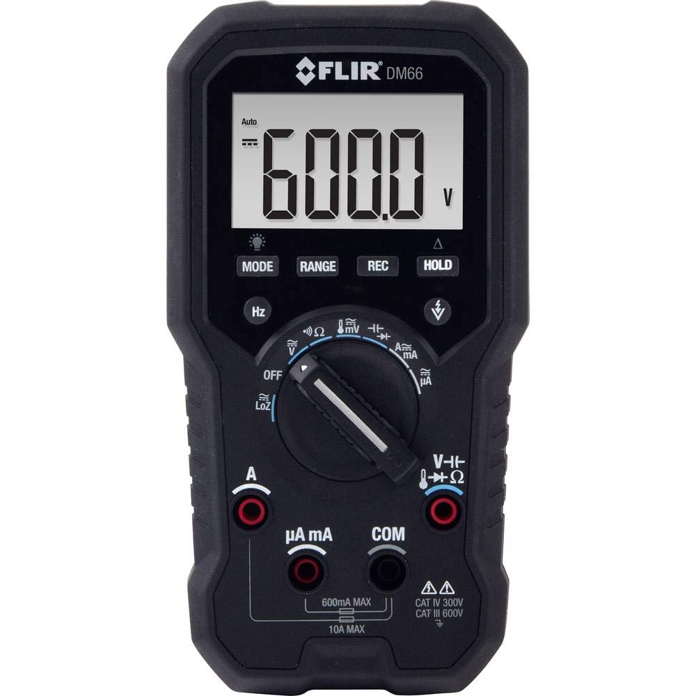 FLIR DM66 TRMS Multimeter mit VFD-Modus für Elektriker und Monteure