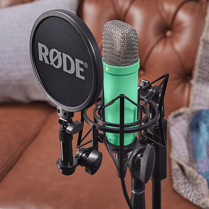 Rode NT1 Signature Green Studio-Mikrofon Grün + keepdrum WS2 Popschutz, green