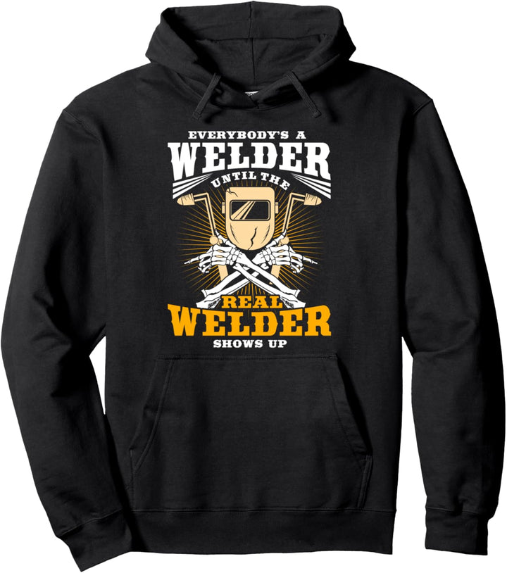 Schweissgeschenke Lustiger echter Schweisser taucht auf Pullover Hoodie