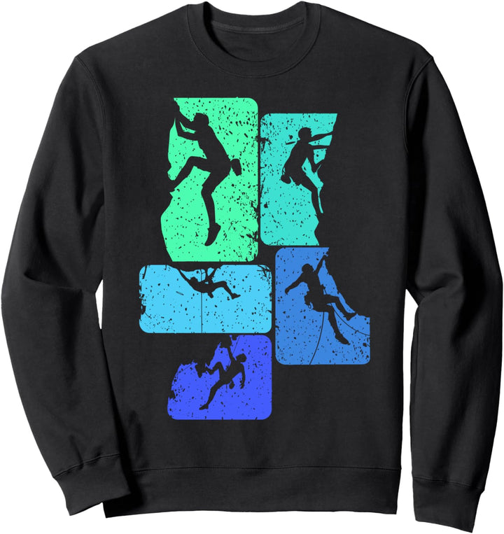 Klettern Kletterer Bergsteigen Bouldern Sweatshirt