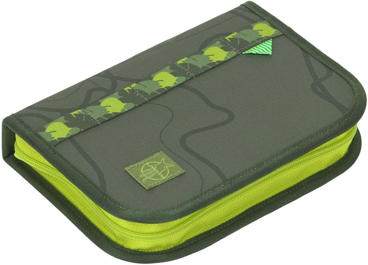 LÄSSIG Schulranzen Regenhülle Light Unique School Set 7-teilig Jungle Green dunkelgrün