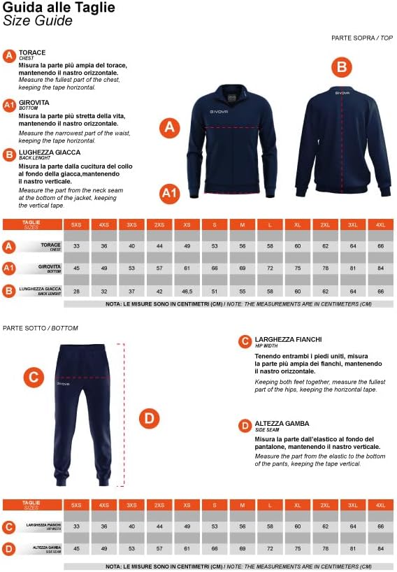 Givova Unisex Kinder Tuta Revolution Sportset, Mehrfarbig, M