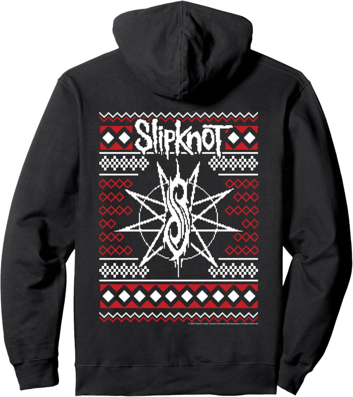 Slipknot Christmas by Rock Off Pullover Hoodie