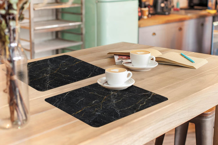 KitchenYeah© Platzsets Abwaschbar 6-Teilig 45x30 cm Tischsets Platzdeckchen Platzset Unterlage Tisch