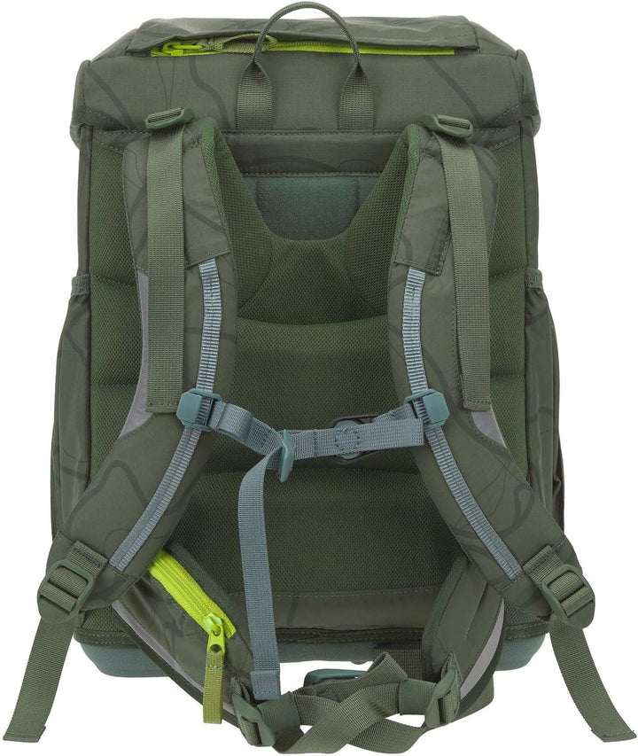 LÄSSIG Schulranzen Regenhülle Light Unique School Set 7-teilig Jungle Green dunkelgrün