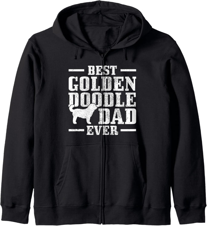 Best Goldendoodle Dad Ever Hund Vintage Golden Doodle Kapuzenjacke
