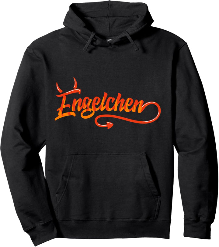 Engelchen Engel Teufelchen Teufel Kostüm für Halloween Pullover Hoodie