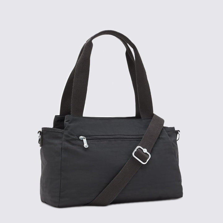 Kipling Unisex Elysia Medium shoulderbag (with Removable shoulderstrap), Black Noir, Black Noir