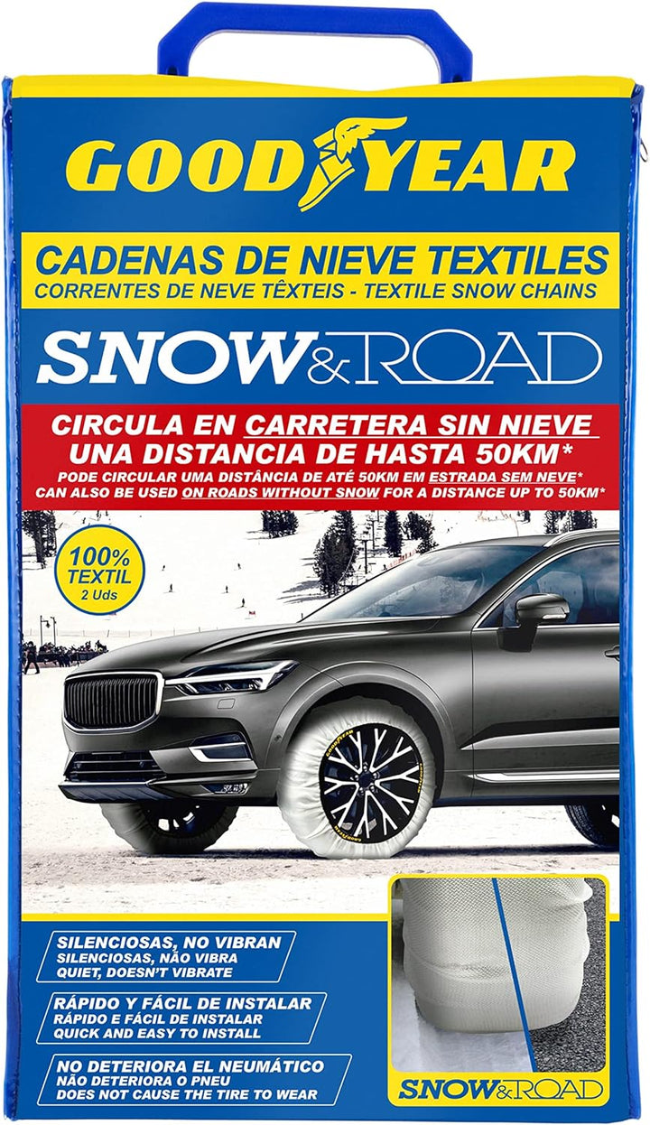 Goodyear Snow &amp; Road Grösse XL 2er Set Textil Schneeketten für Autos SNOW &amp; ROAD GRÖSSE XL, SNOW &amp; R
