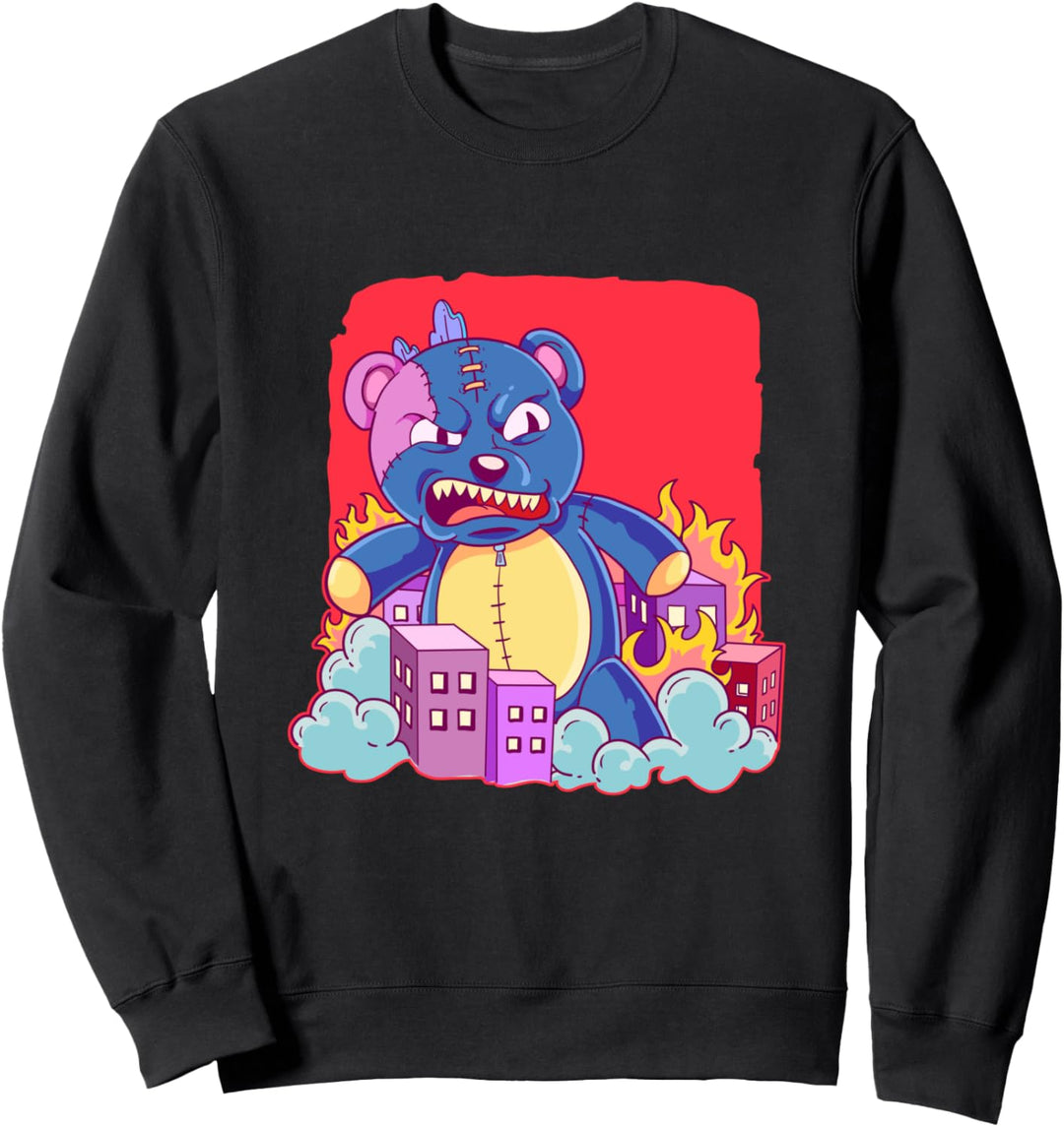 Kawaii Pastell Goth Teddybär Geschenk Sweatshirt