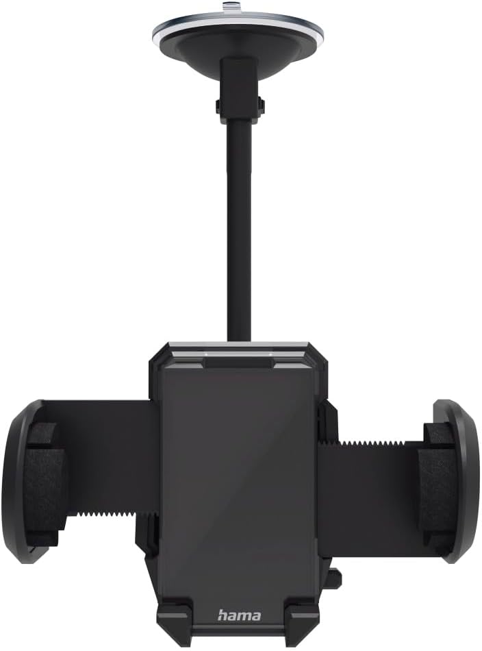 Hama Handyhalterung Auto, für Lüftung und Scheibe, universal bis 11cm Breite (Hochformat, Querformat