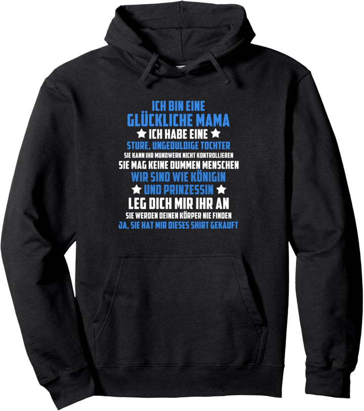 Mutter Tochter Spruch Muttertag Mama Weihnachten Geburtstag Pullover Hoodie
