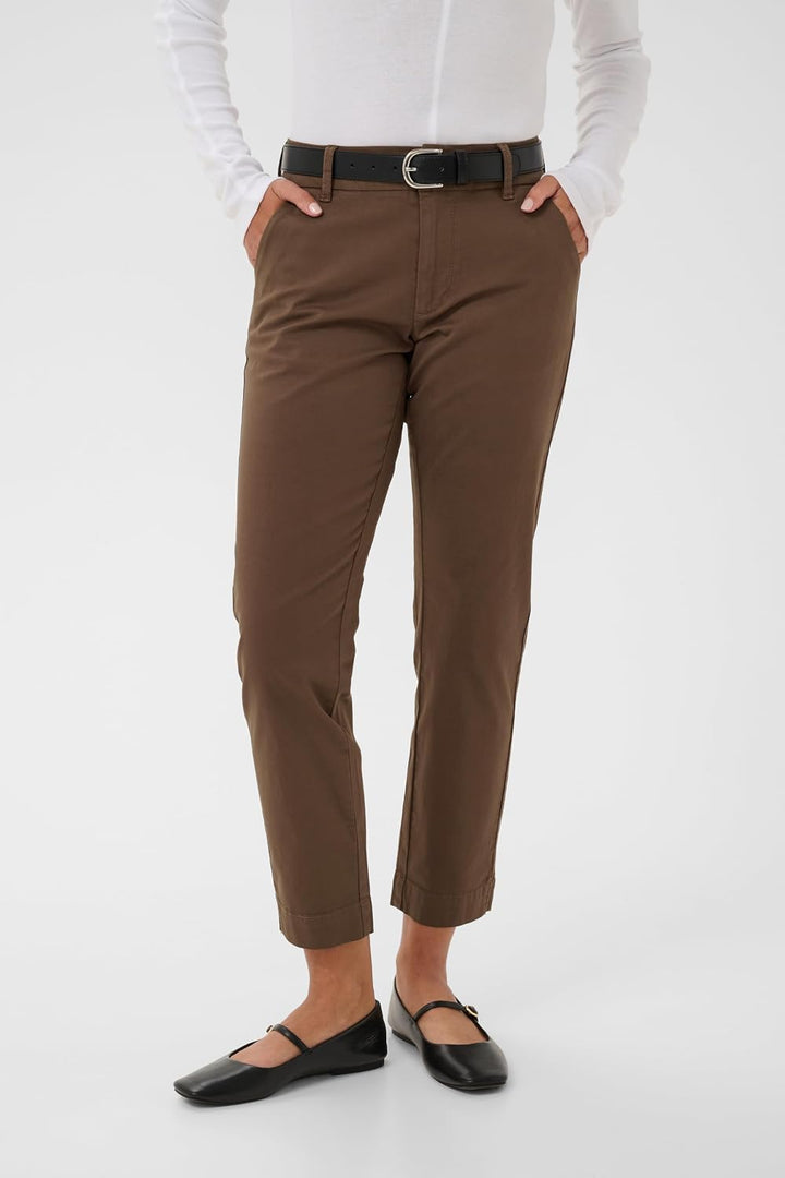KAFFE Damen Hose KAmette Damen Hose Elegant Elastische Taille Casual Anzughose Normale Passform 34 C