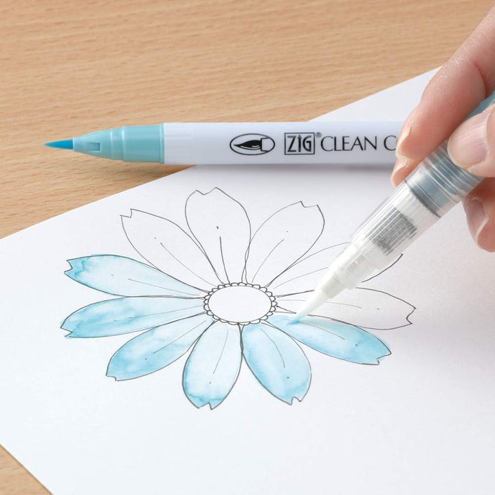 Kuretake Zig Aquarell-Pinsel2O, mehrfarbig, klein, S