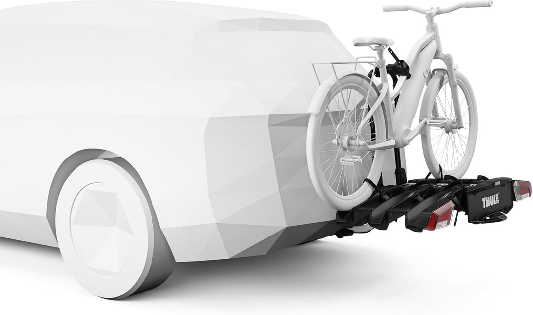 Thule Easyfold 3 Plattform Anhängerkupplung Fahrradträger Schwarz 3(4) bikes, Black 3(4) bikes
